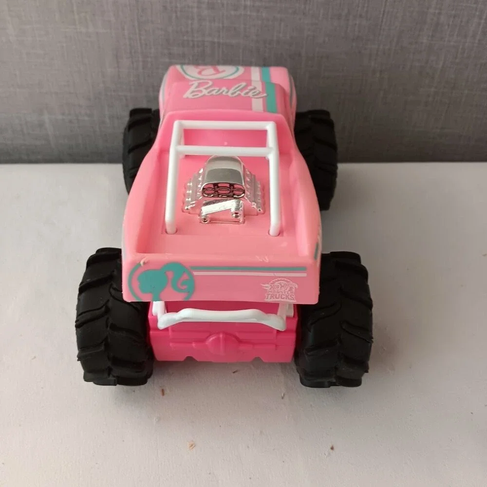 Barbie Hot Wheels Monster Trucks‎ RC Remote Control Vehicle Pink Toy Car WORKS